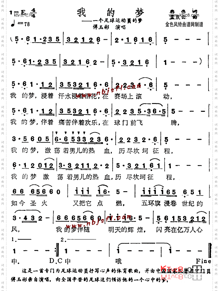 我的梦——一个足球运动员的梦