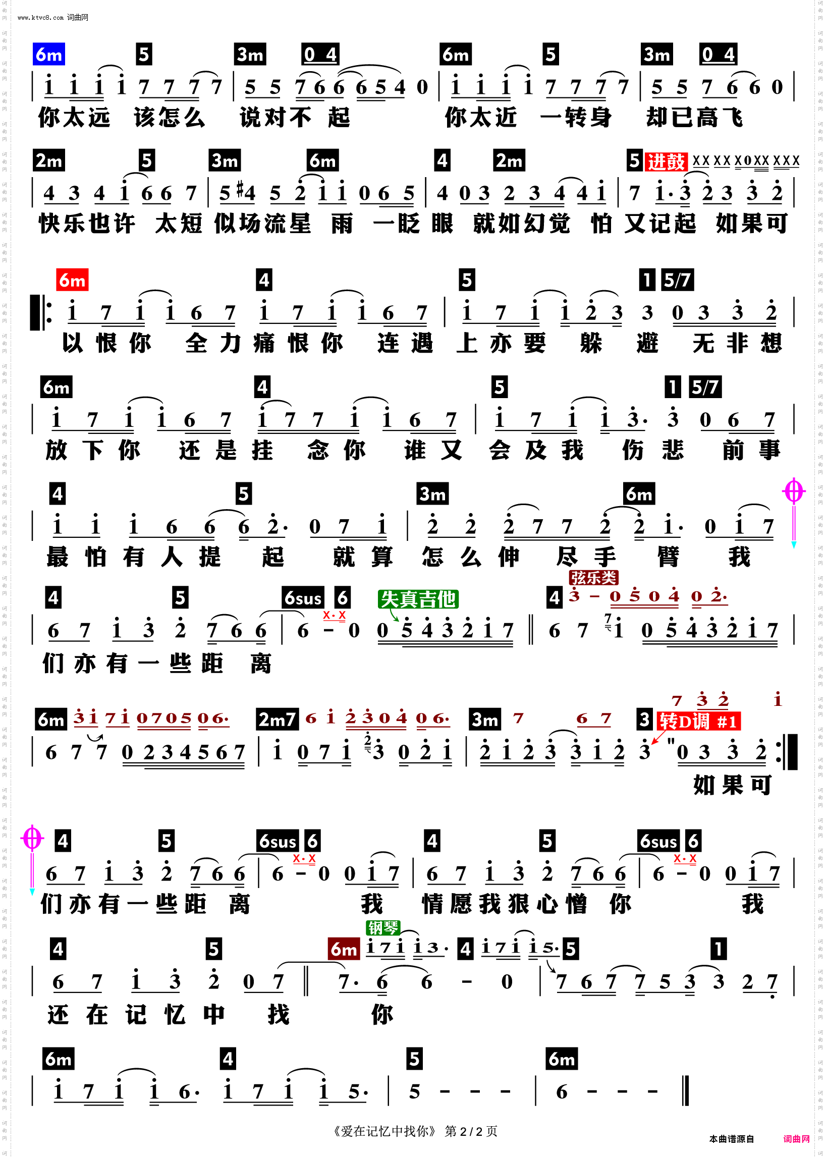爱在记忆中找你_功能谱