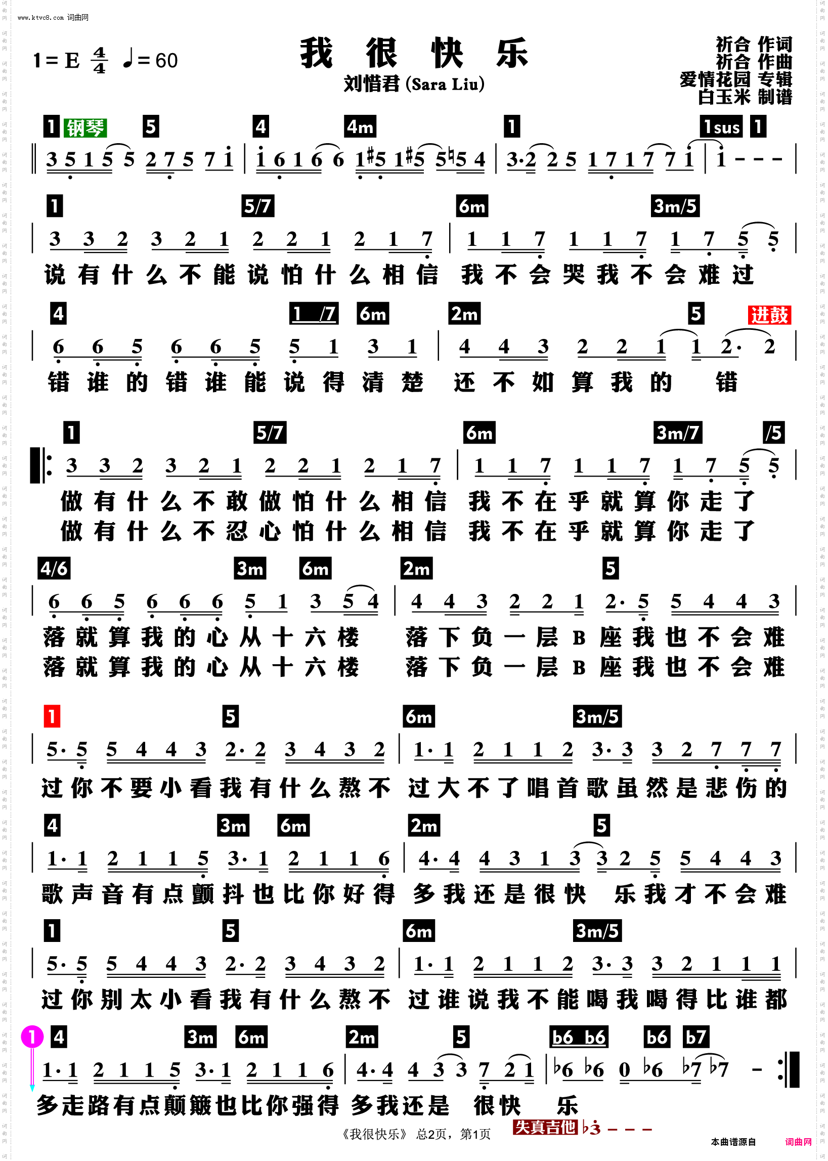 我很快乐_功能谱