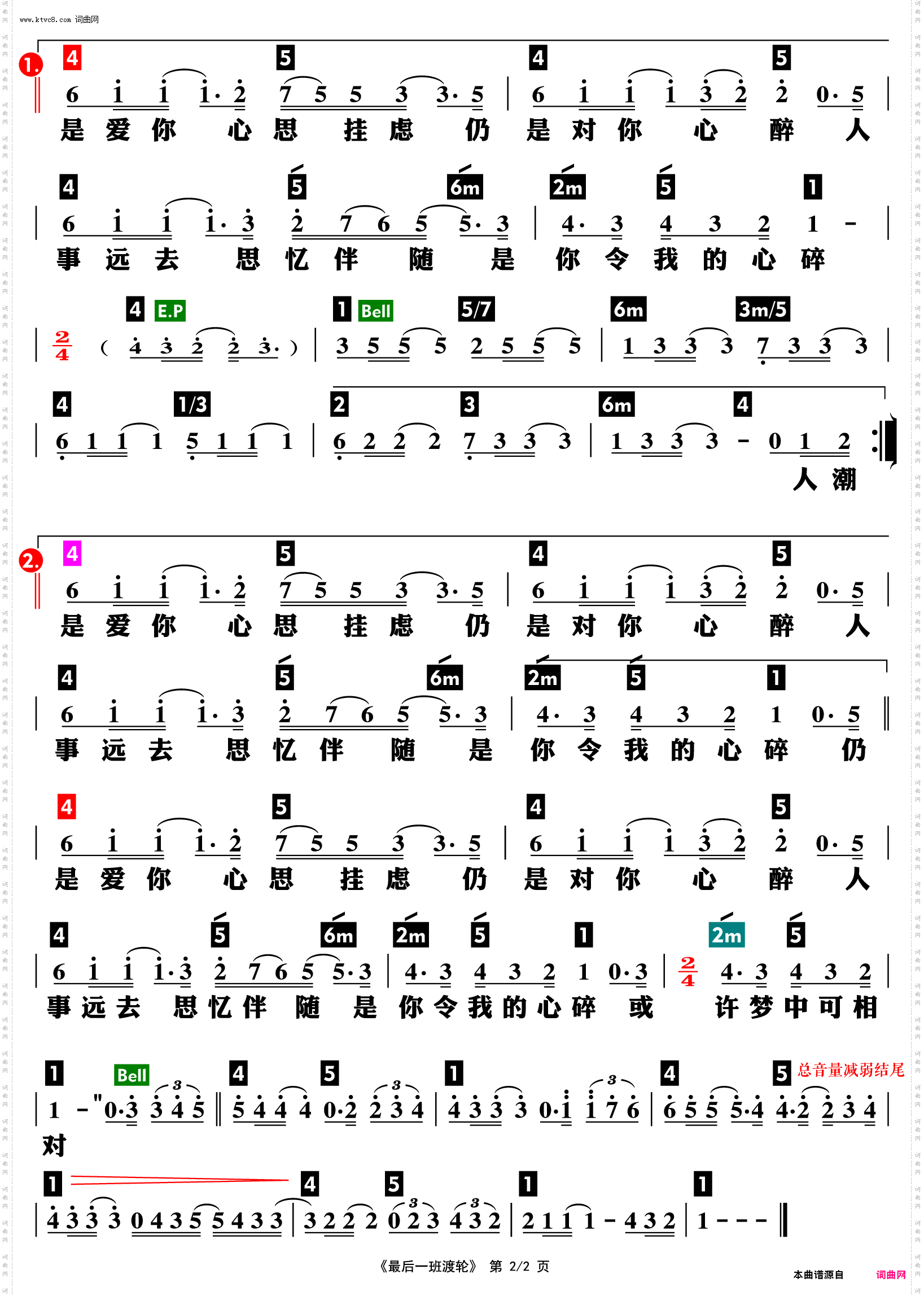 最后一班渡轮_功能谱