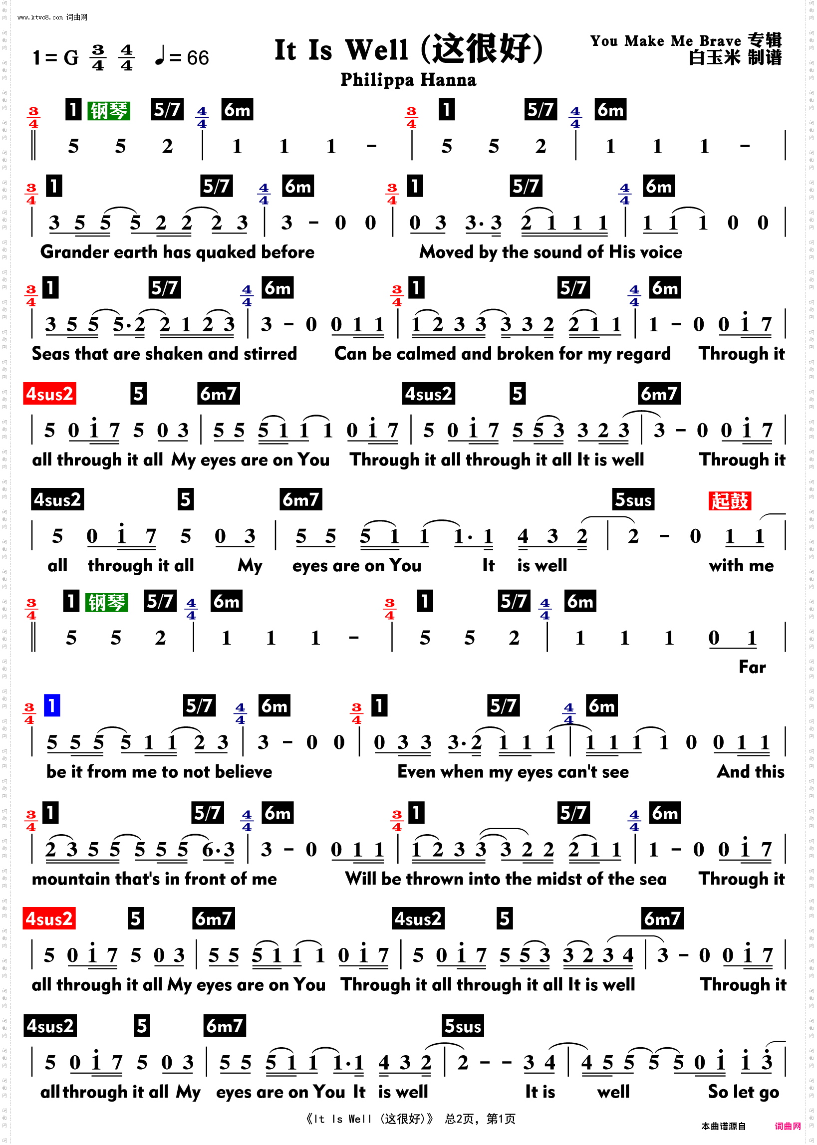 It Is Well 这很好_功能谱