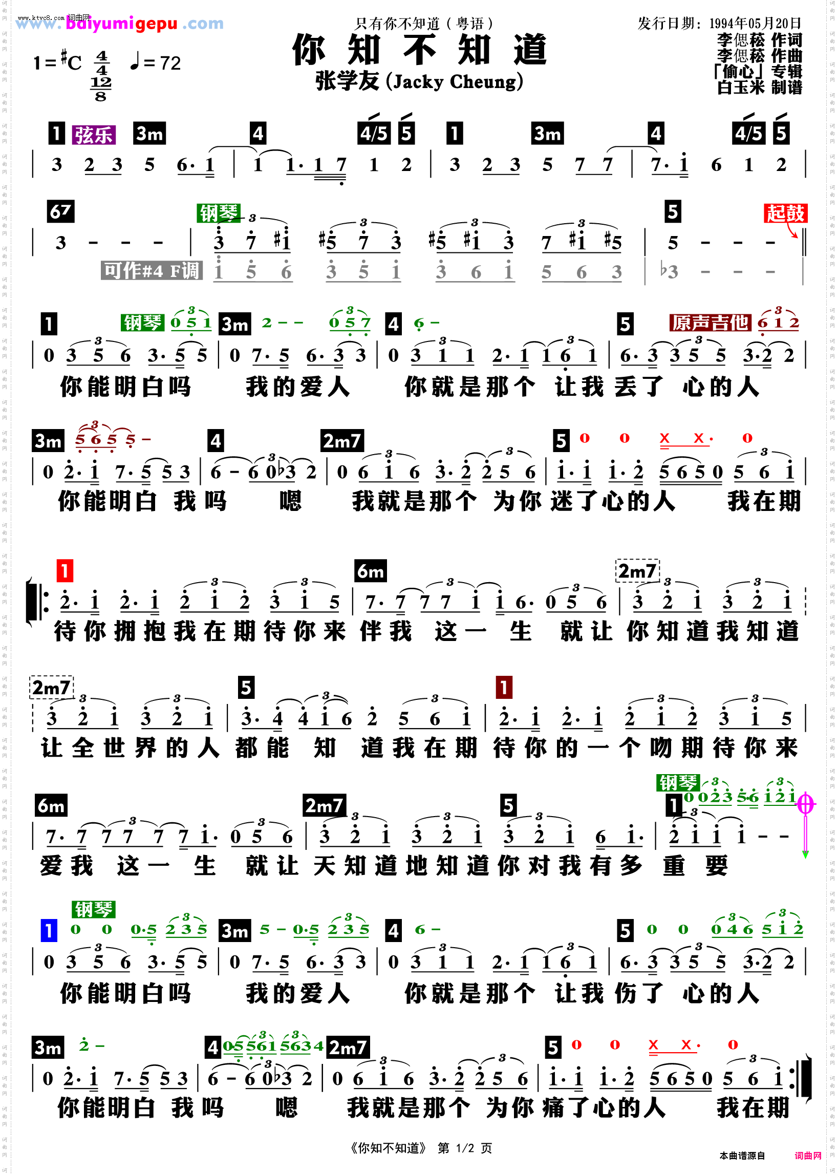 只有你不知道_功能谱