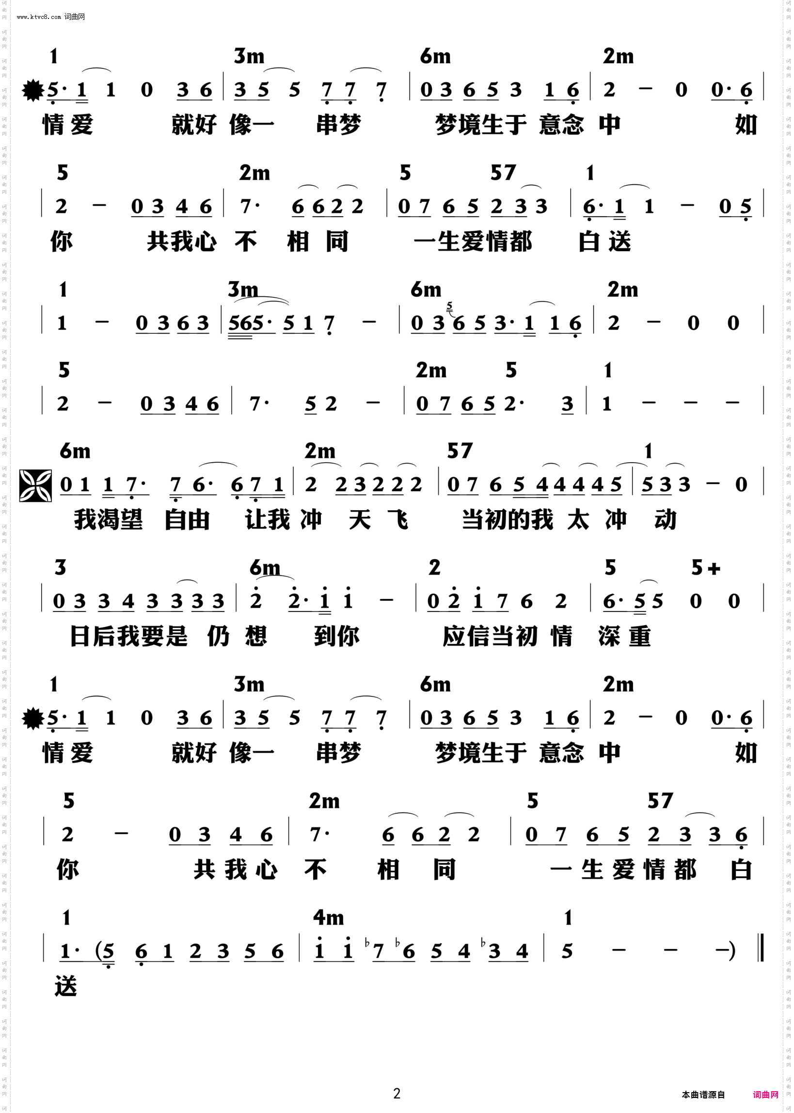 侬本多情_功能谱