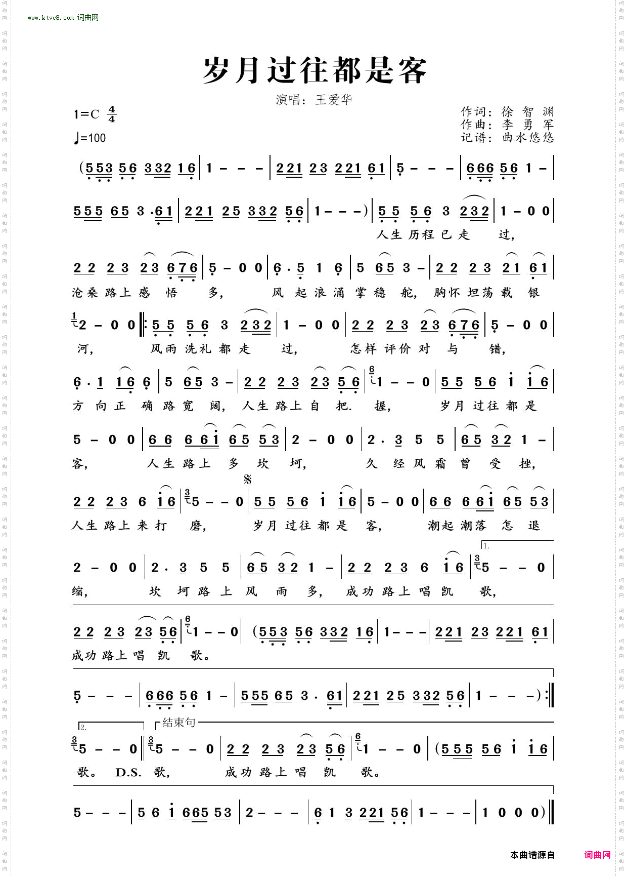 岁月过往都是客