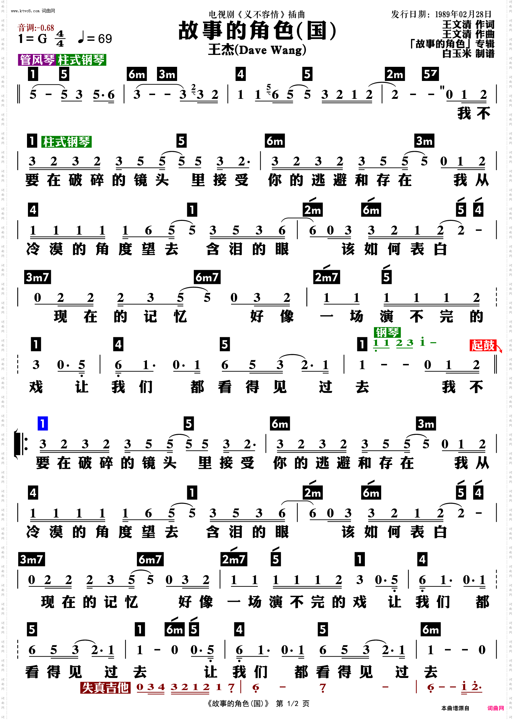 故事的角色_国语版功能谱