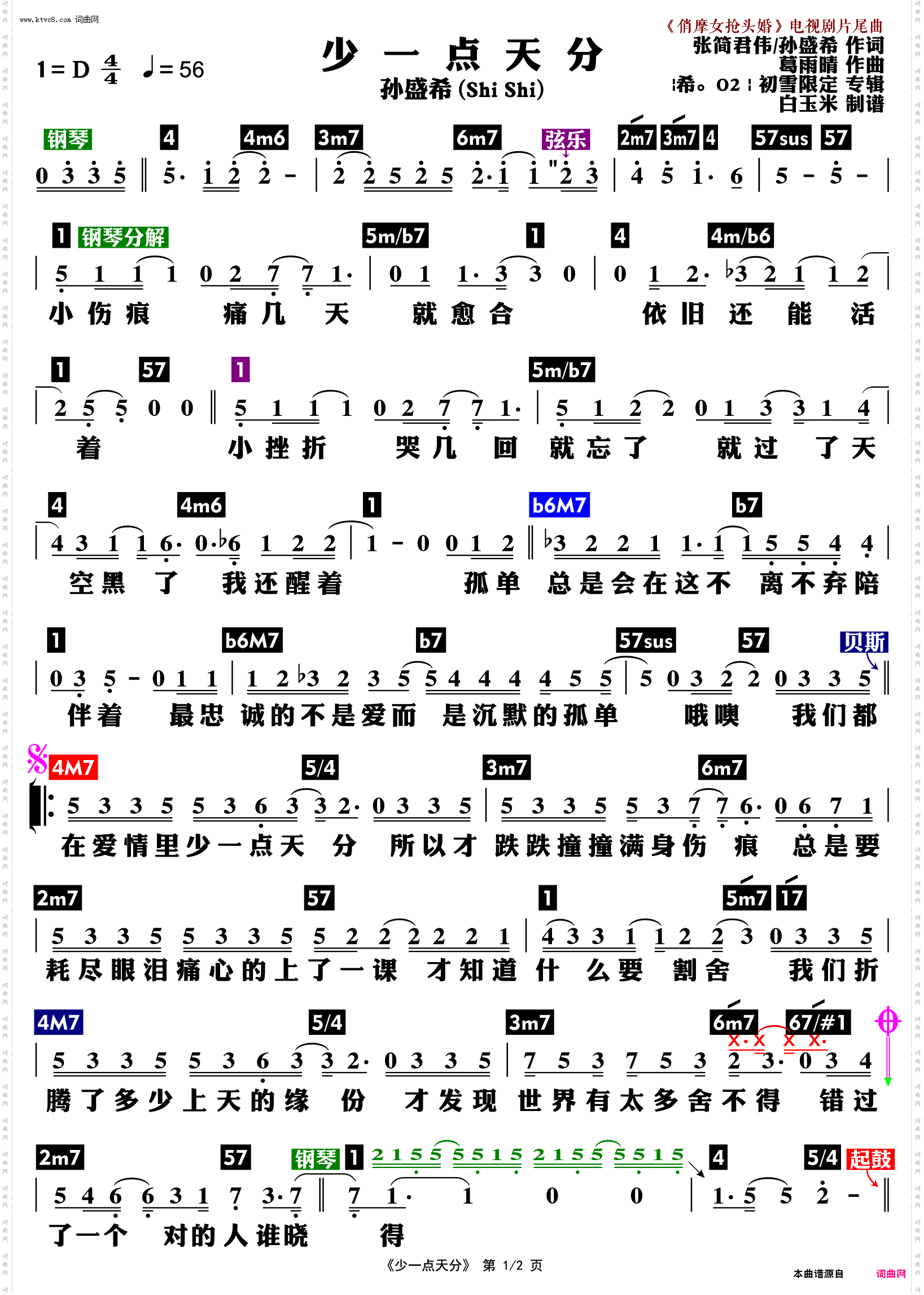 少一点天分_功能谱
