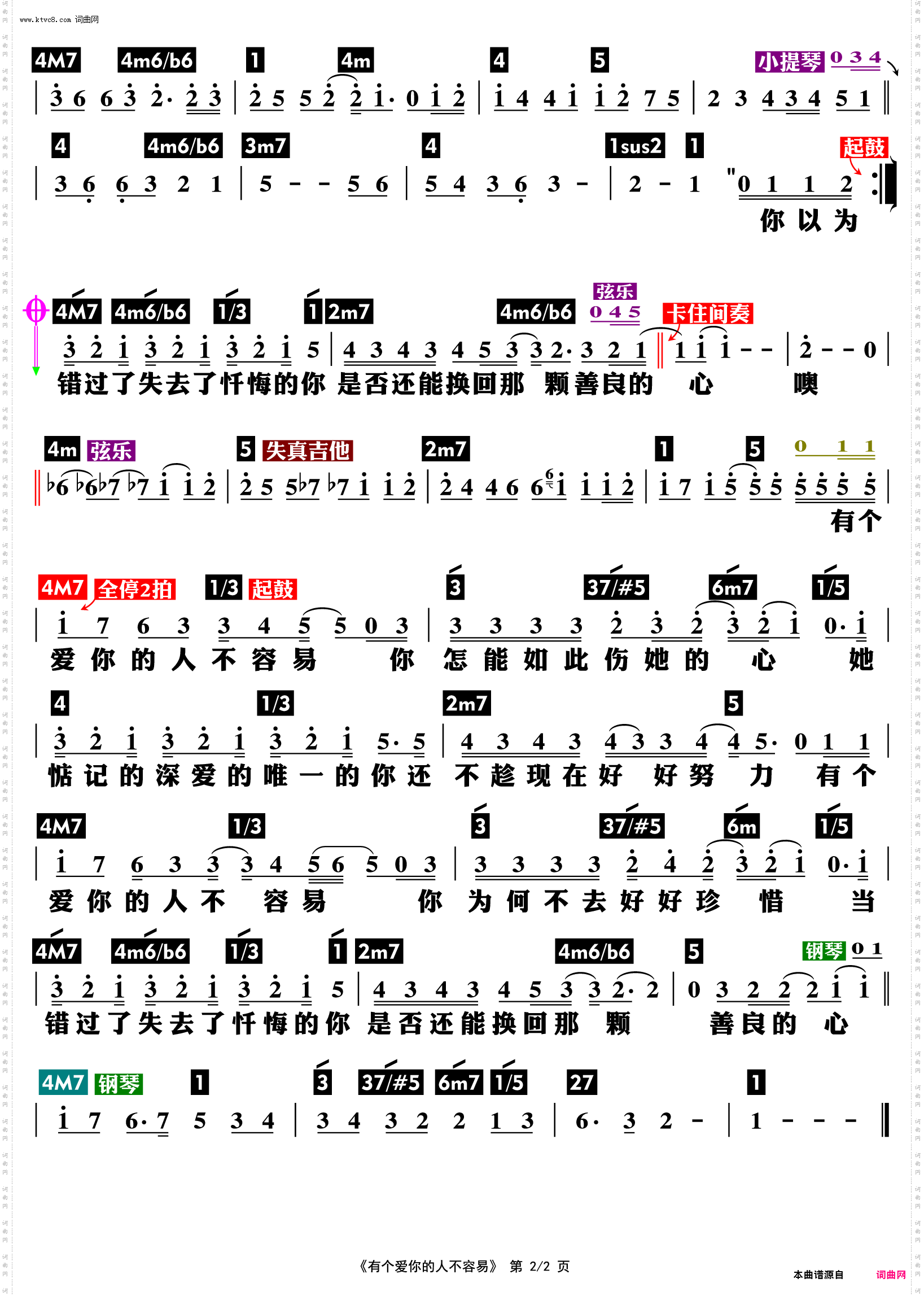 有个爱你的人不容易_功能谱