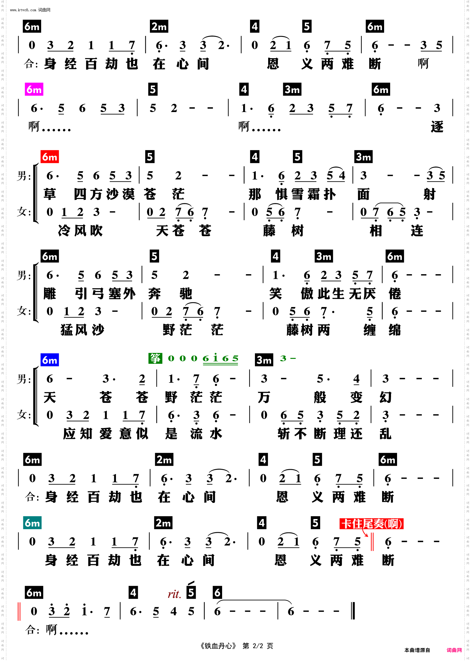 铁血丹心_功能谱