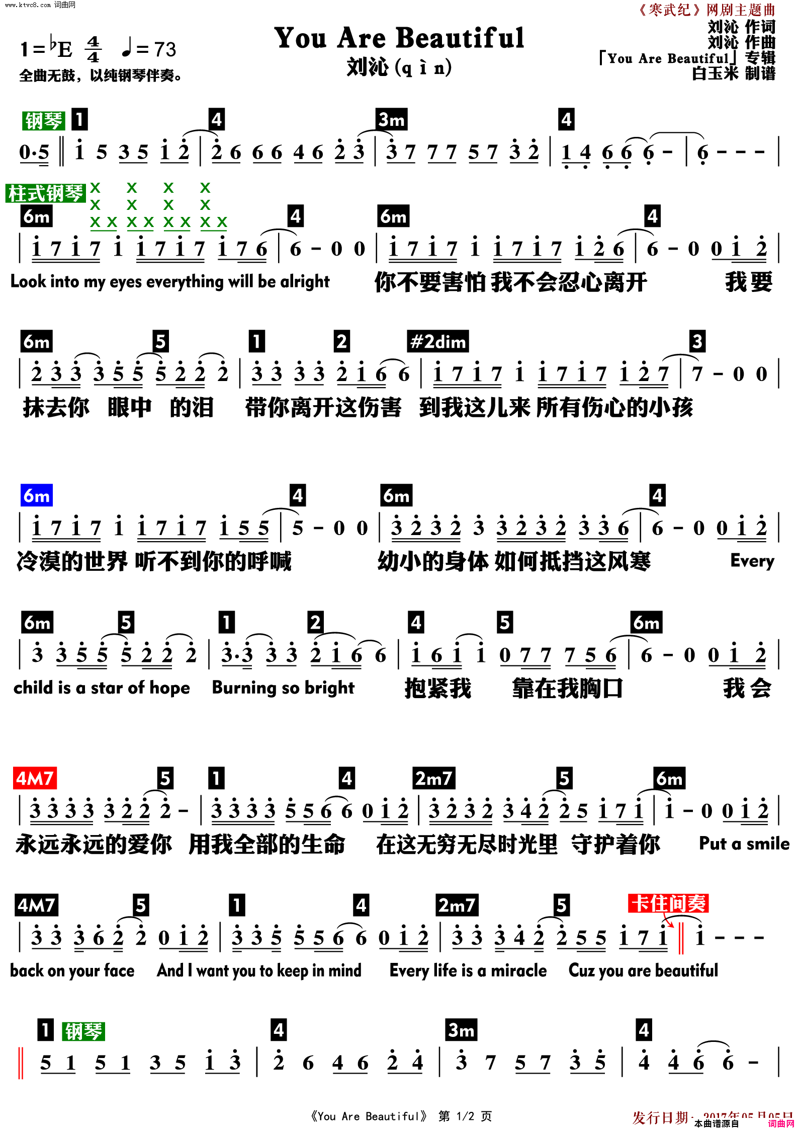 You Are Beautiful_功能谱