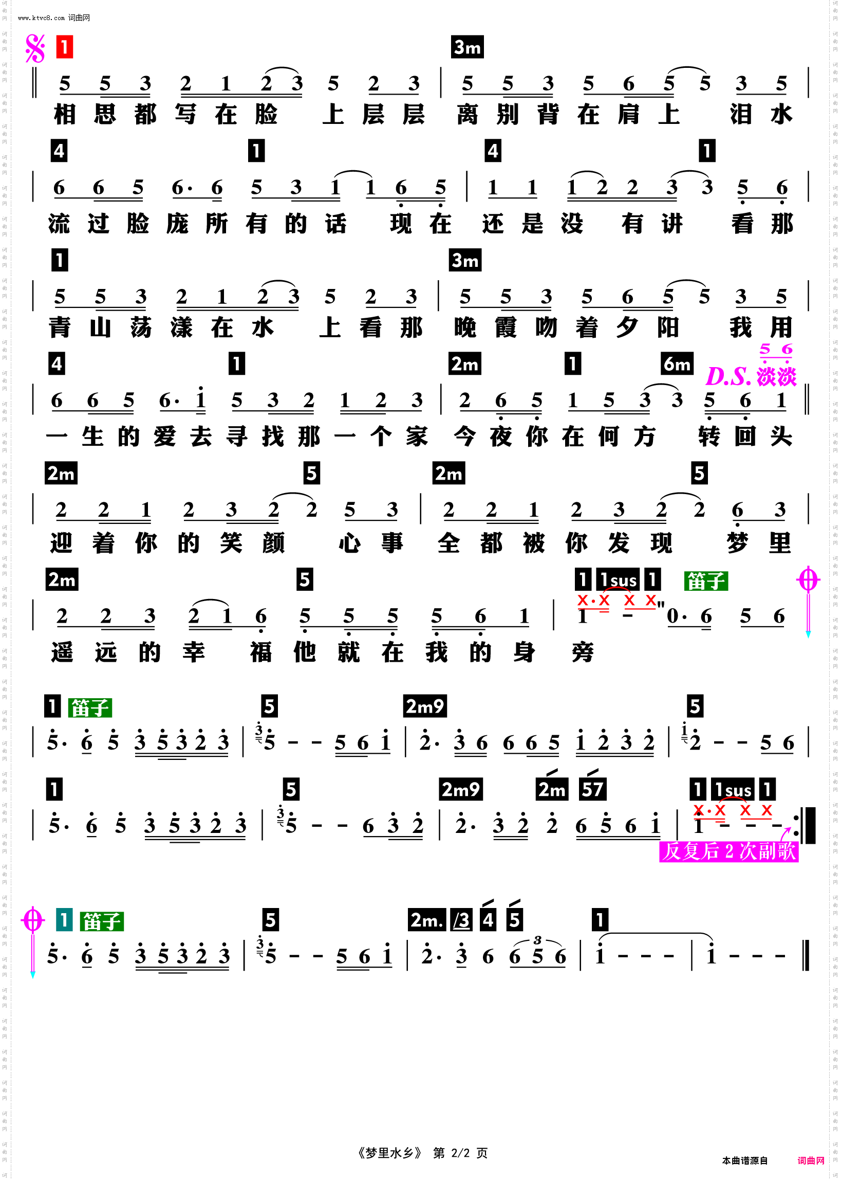 梦里水乡_功能谱