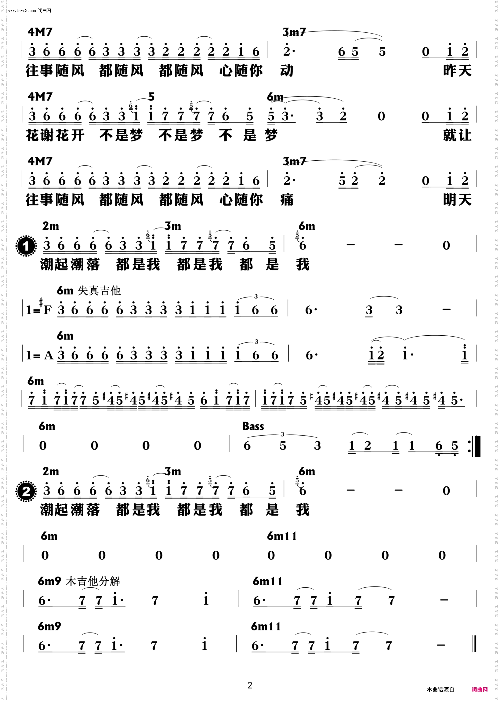 往事随风_功能谱