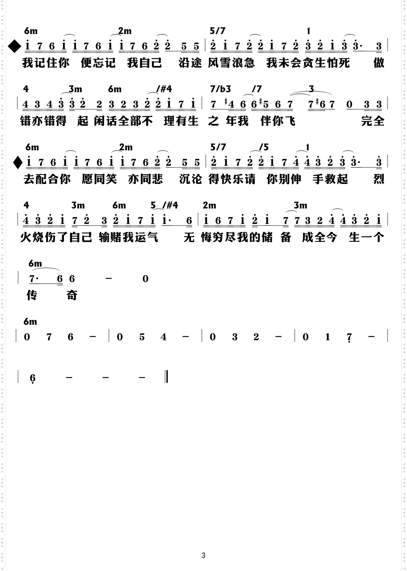 忘记我自己_功能谱