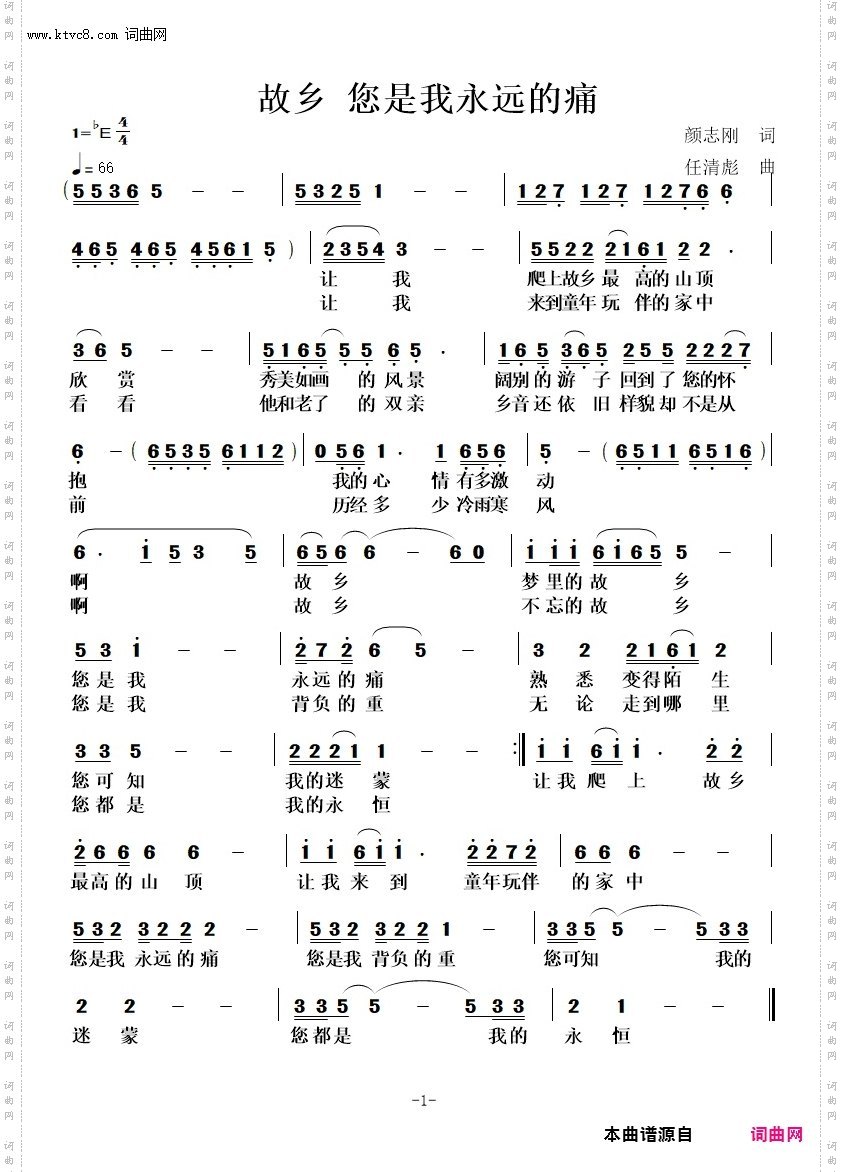 故乡 您是我永远的痛