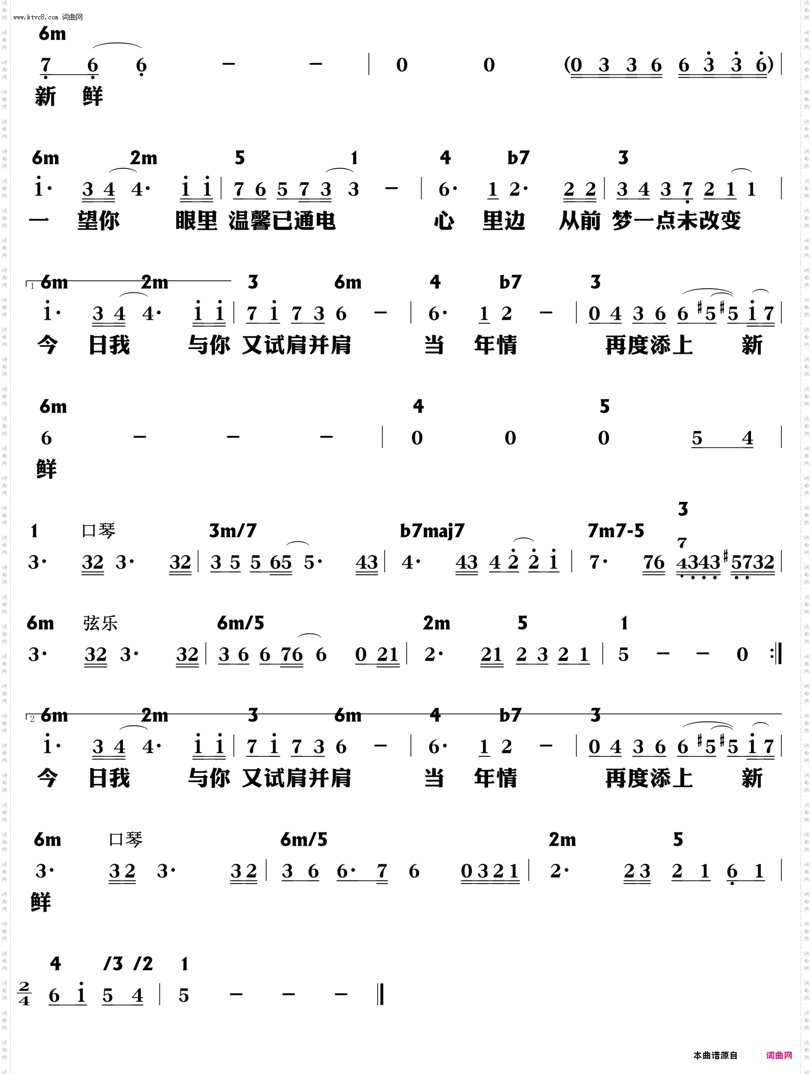 当年情_功能谱
