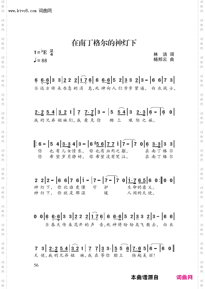 在南丁格尔的神灯下