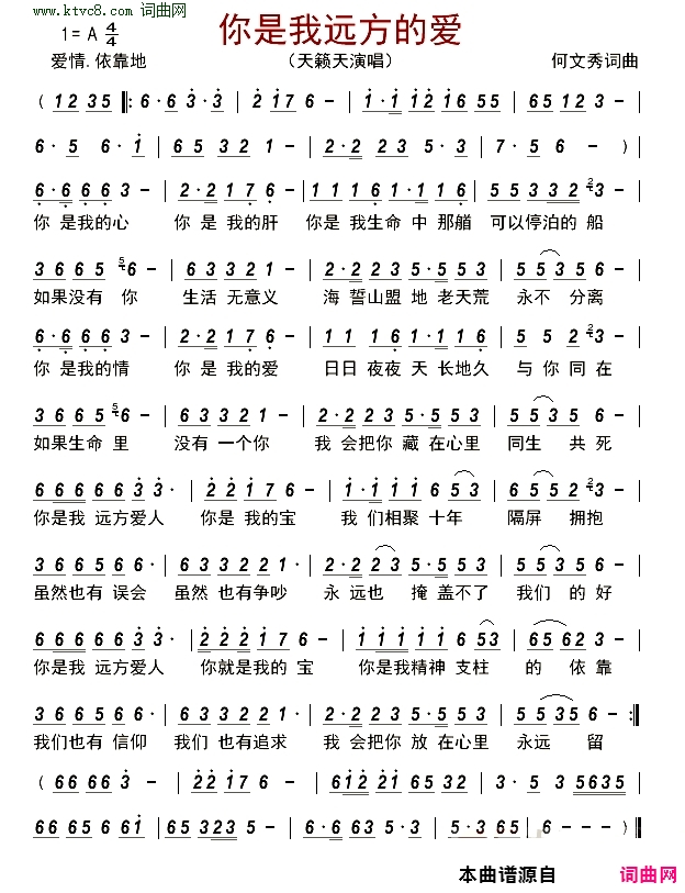 你是我远方的爱