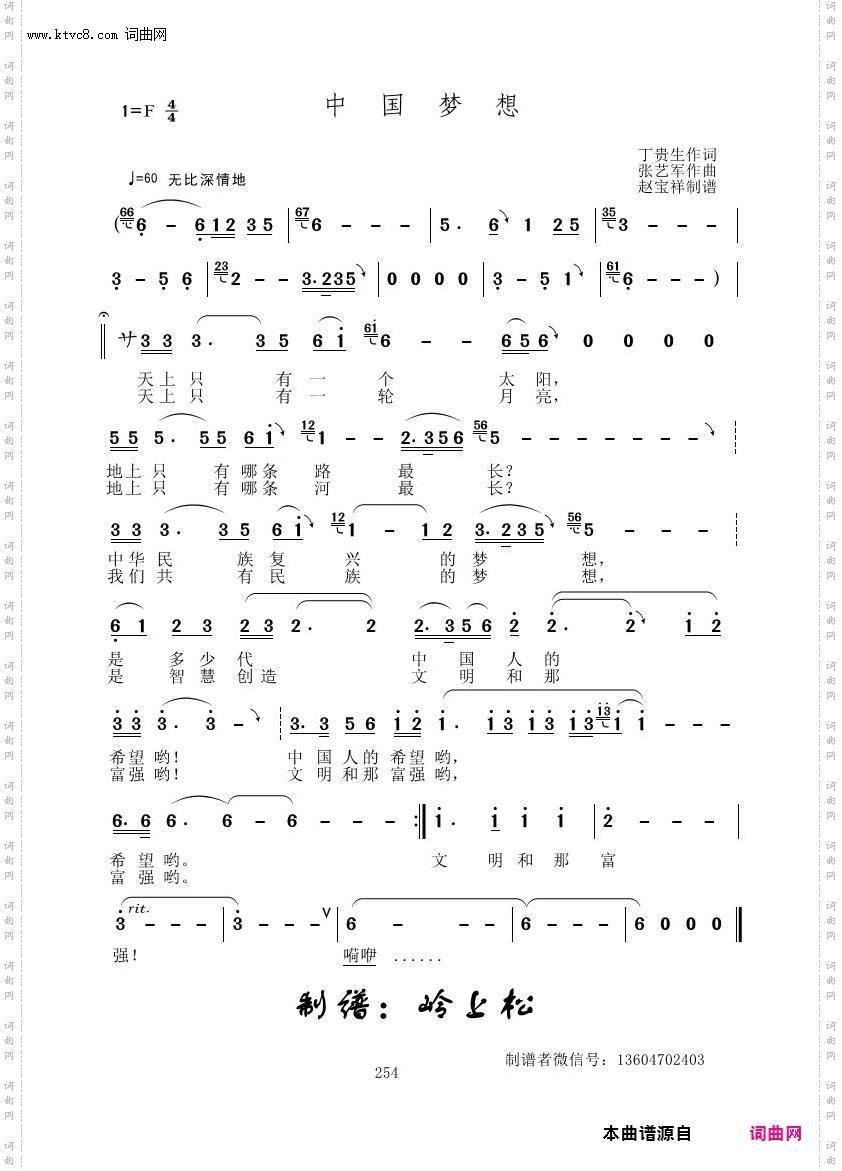 中国梦想_张艺军原创专辑