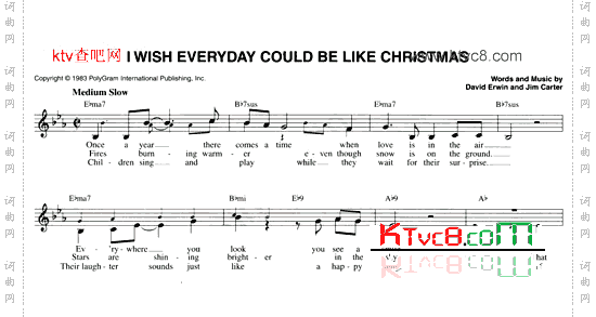 I WISH EVERYDAY COULD BE LIKE CHRISTMAS