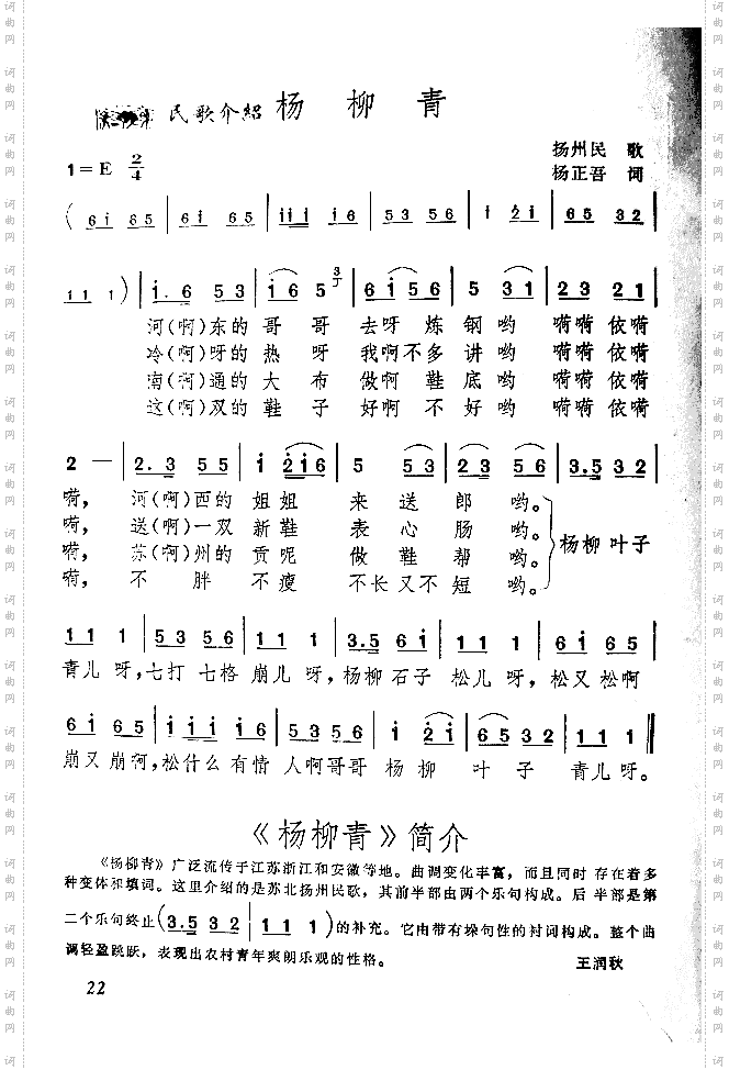杨柳青