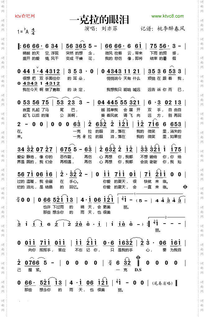 一克拉的眼泪