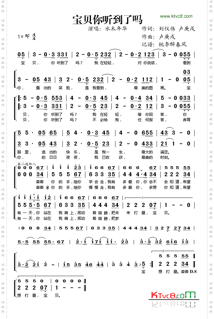 宝贝你听到了吗