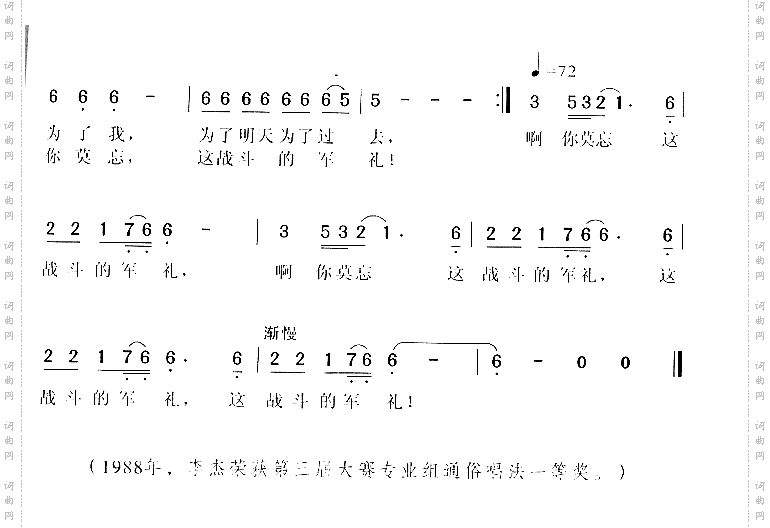 战斗的军礼