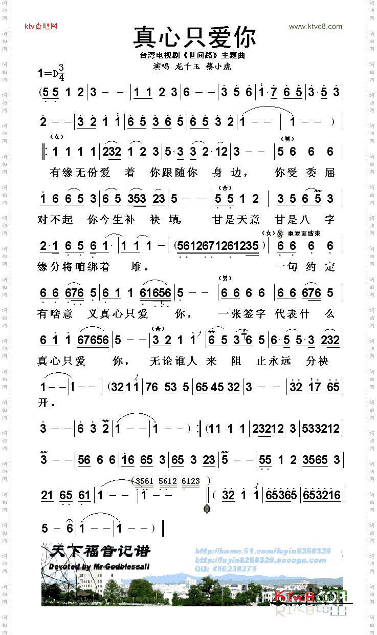 真心只爱你