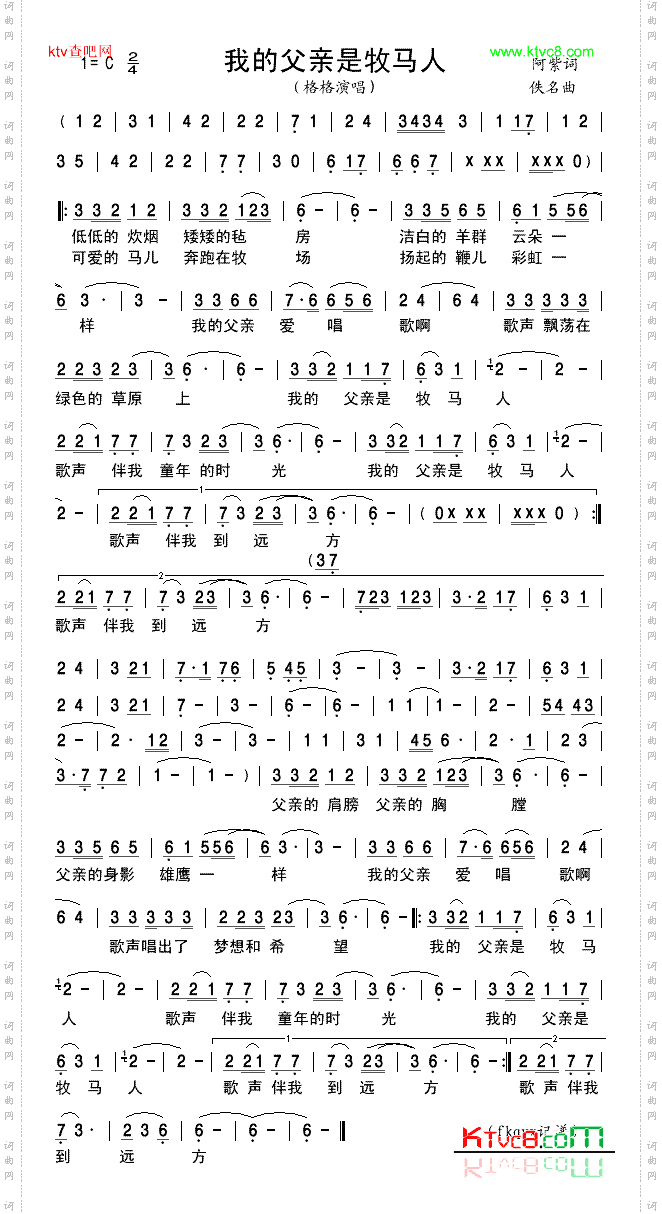 我的父亲是牧马人