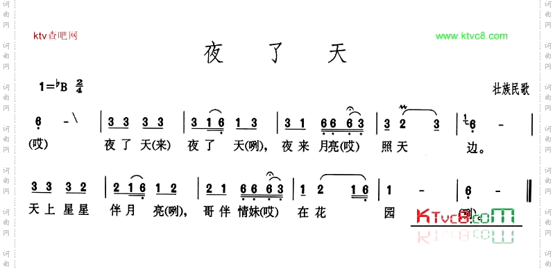 夜了天