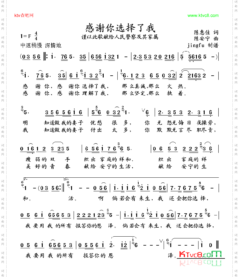 感谢你选择了我