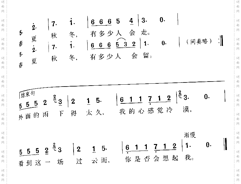 过云雨