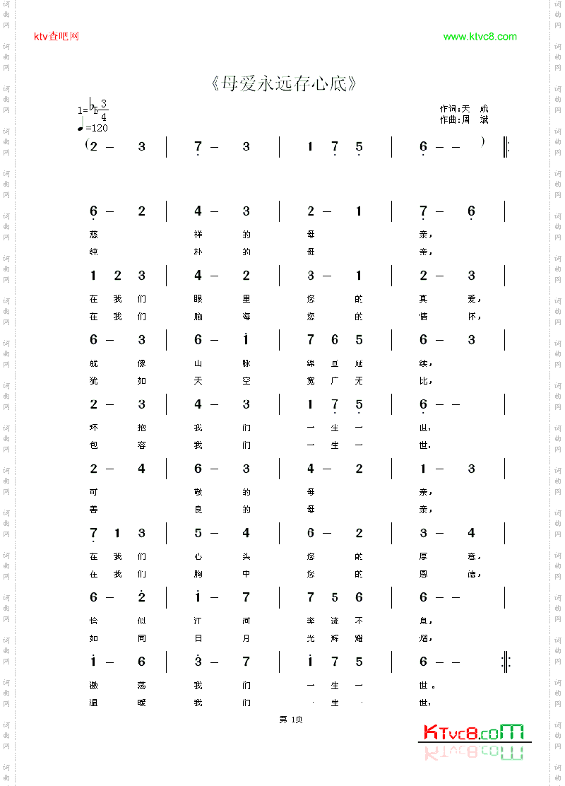 母爱永远存心底