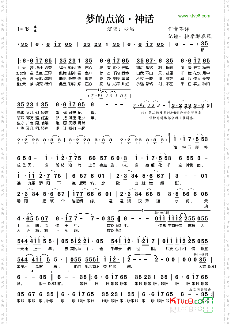 梦的点滴·神话
