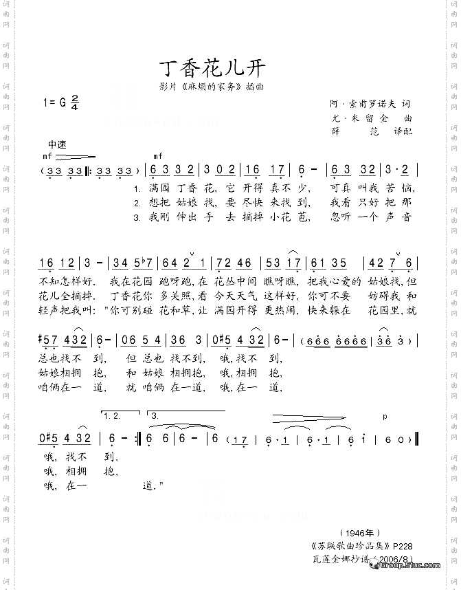 丁香花儿开