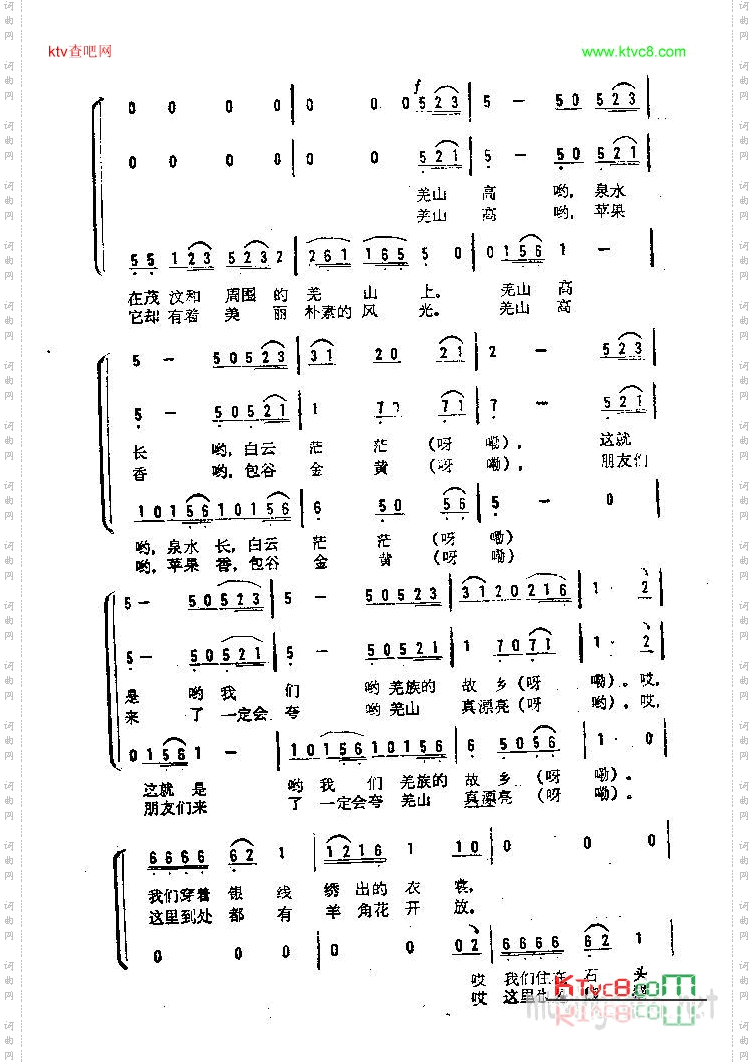 我们在羌山上歌唱童声合唱