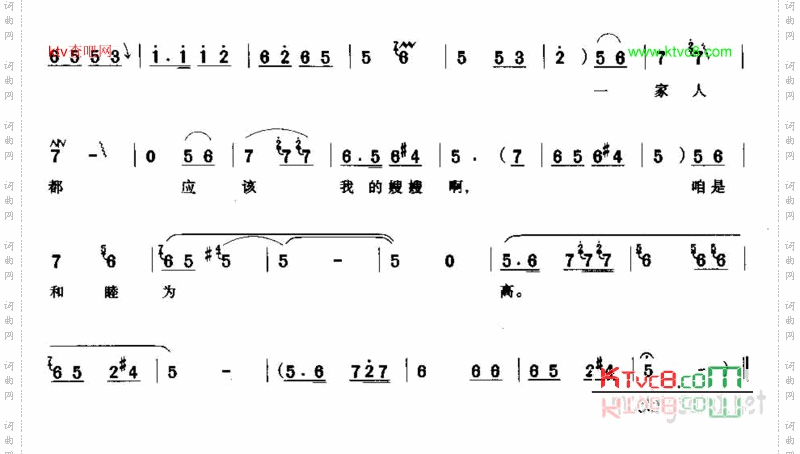 一家人都应该和睦为高