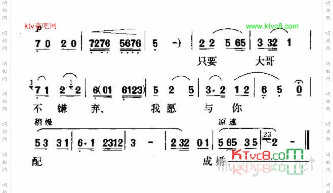 我愿与你配成婚