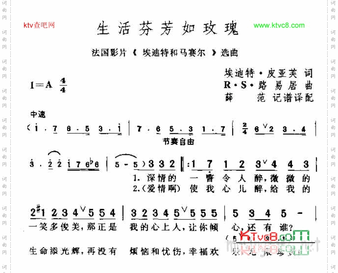 生活芬芳如玫瑰