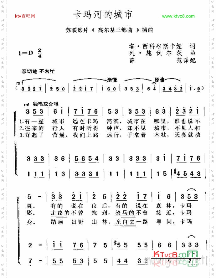 卡玛河的城市