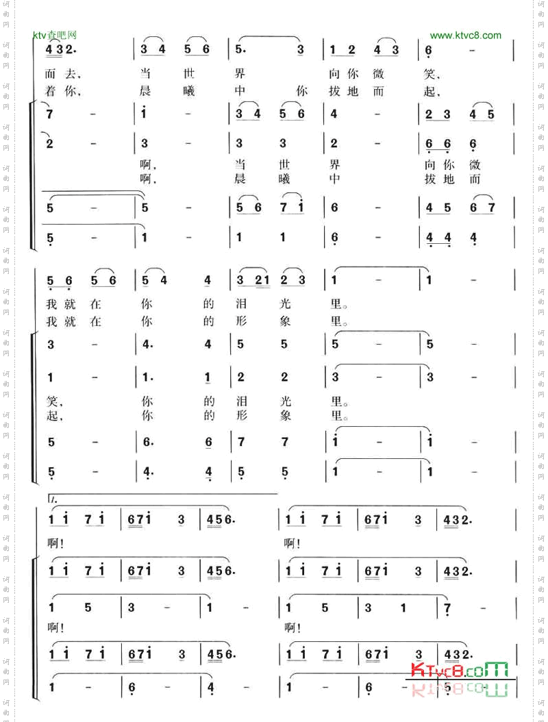 共和国之恋_合唱