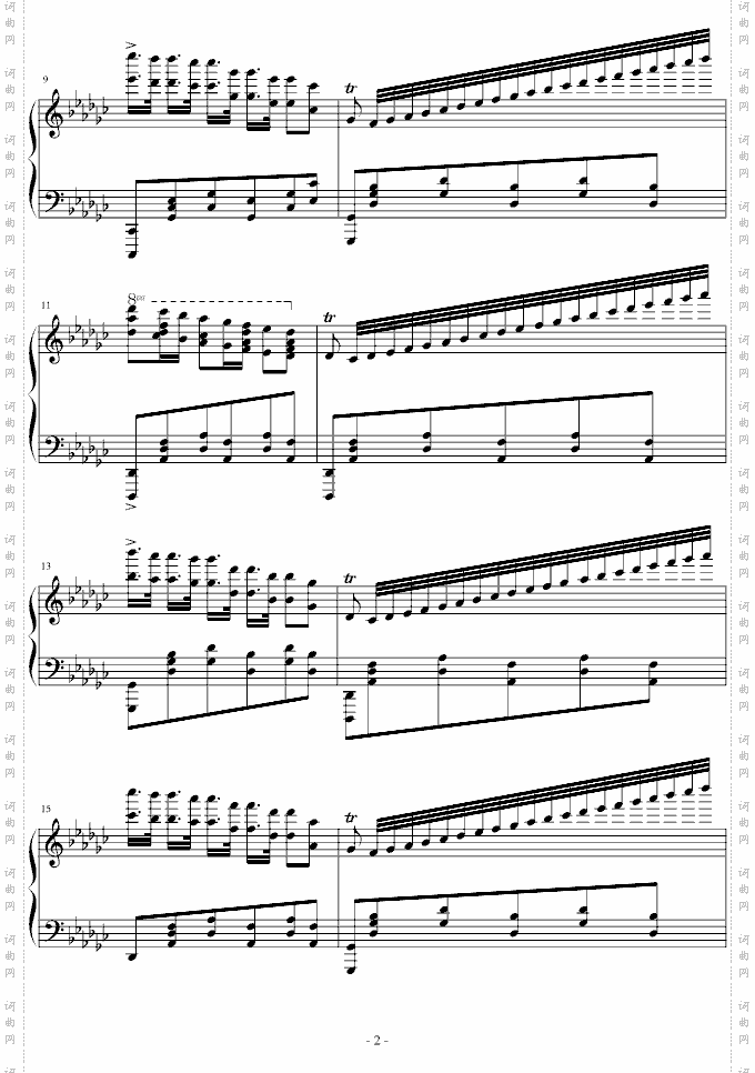 降G大调华丽波兰舞曲