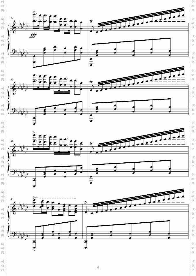 降G大调华丽波兰舞曲