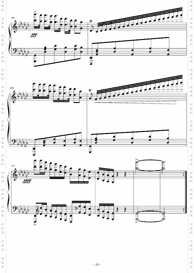 降G大调华丽波兰舞曲