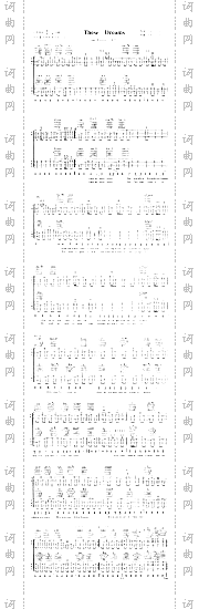 TheseDreams这些梦