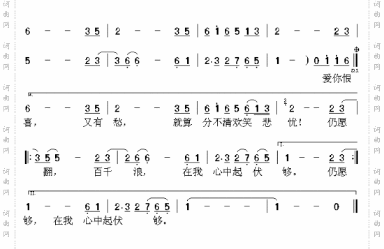 上海滩(同名电视剧主题歌、粤语)