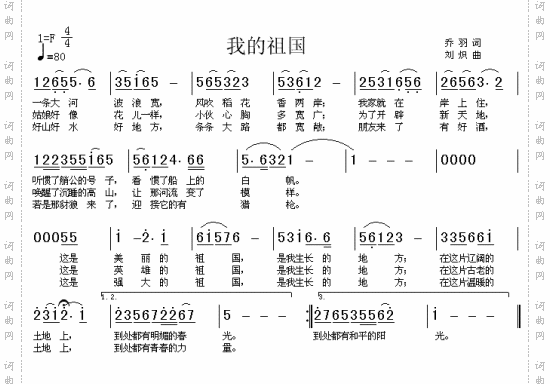 我的祖国《上甘岭》插曲