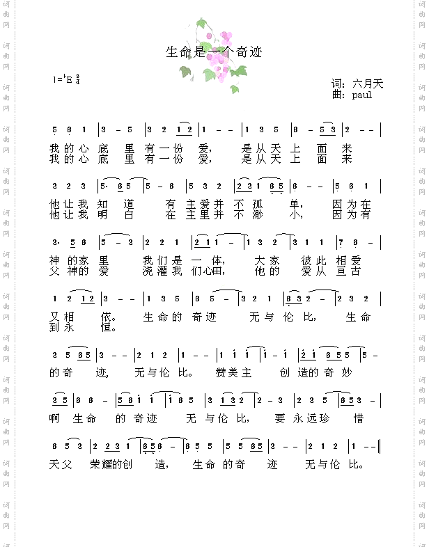 生命是一个奇迹