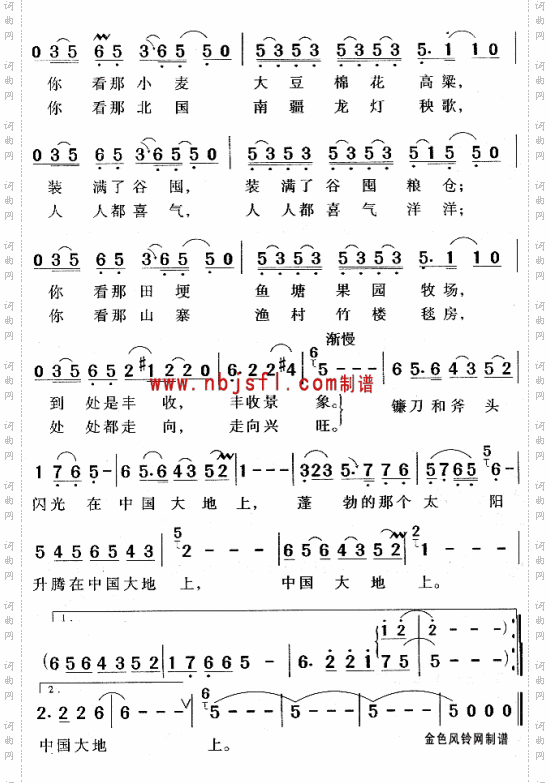 在中国大地上