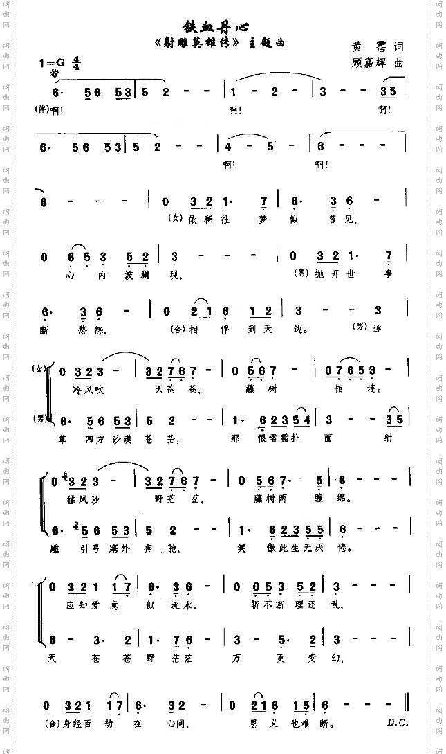 射雕英雄传之铁血丹心
