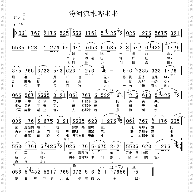 汾河流水哗啦啦（高清晰图）